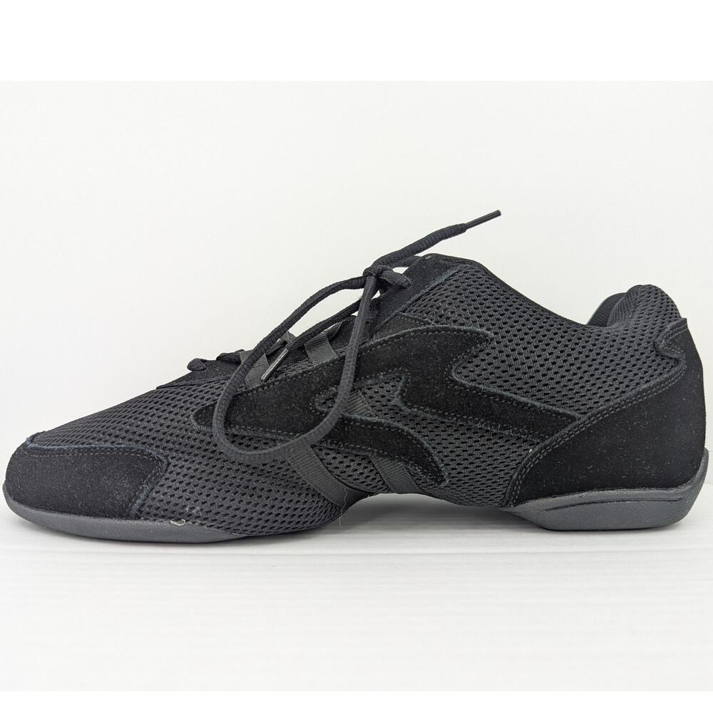 EUC Very Fine Unisex Dance Shoes Size 12.5 or 30cm VFSN012 Low-Profile Black